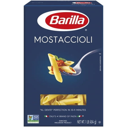 MOSTACCIOLI, ENRICHED MACARONI PRODUCT