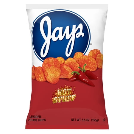 JAYS, POTATO CHIPS, HOT STUFF