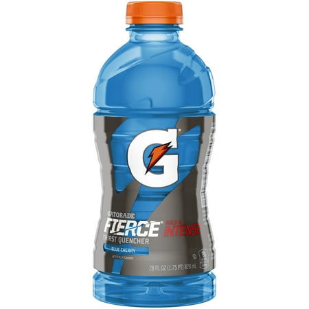 Gatorade Fierce Blue Cherry 28 Fluid Ounce Plastic Bottle