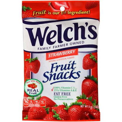 Welch s Strawberry Fruit Snacks  5 Oz.