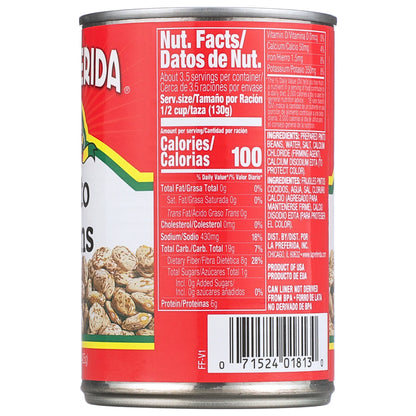 La Preferida Pinto Beans, 15 oz, Can
