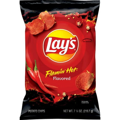 Lay's Flamin' Hot Flavored Potato Chips - 7.75oz