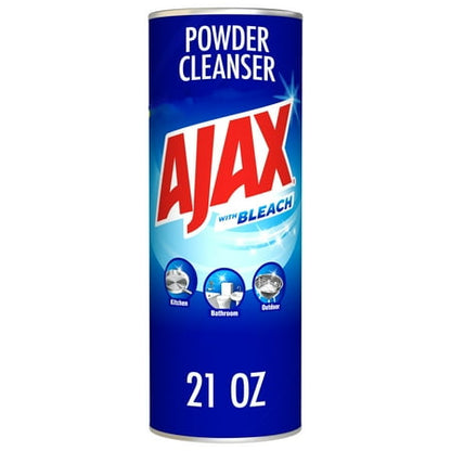 Ajax Powder Cleanser with Bleach  Scratch-Free Formula  21 oz Bottle