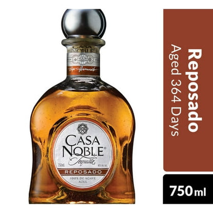 Casa Noble Reposado Tequila, 750 mL Bottle, 80 Proof