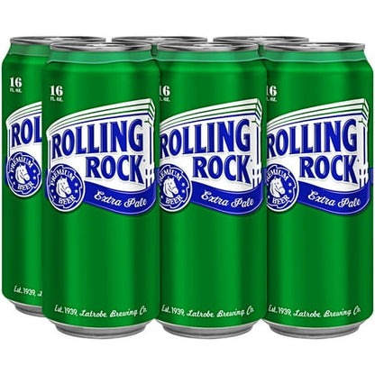 Rolling Rock® Extra Pale Beer, 6 Pack 16 fl. oz. Cans