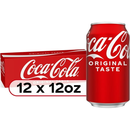Coca-Cola Classic Soda Pop Fridge Pack  12 fl oz Cans  12 Pack