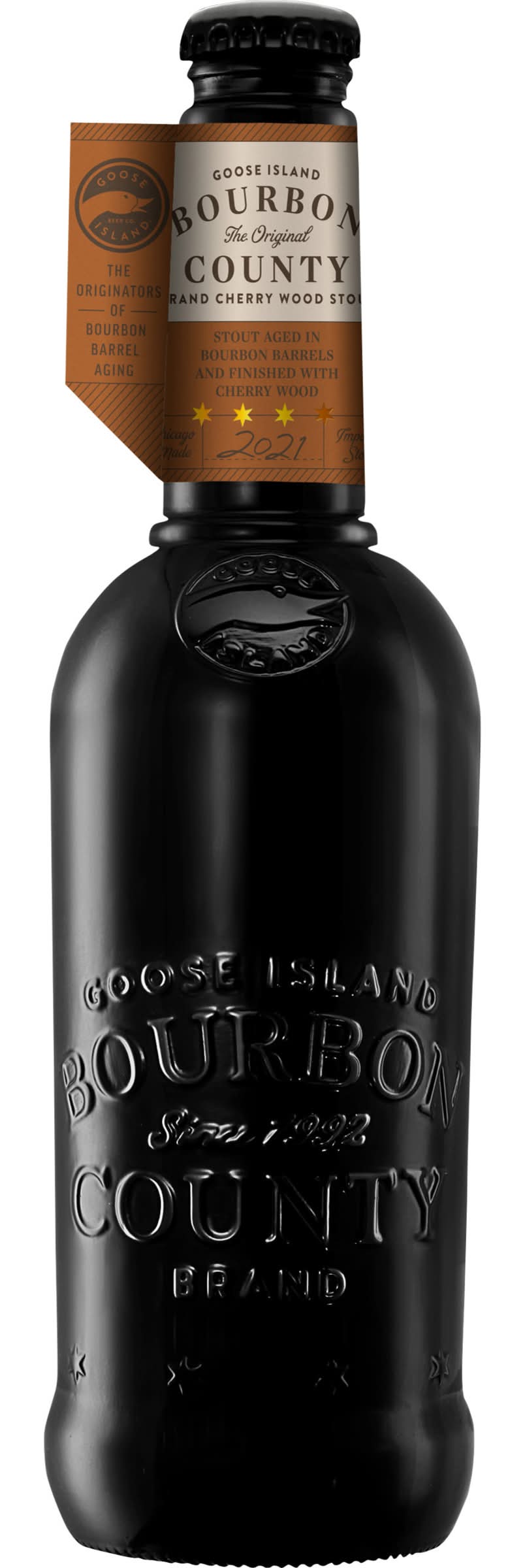 Goose Island Bourbon County Cherry Wood 2021 Beer, 2021 (16.9 fl oz)
