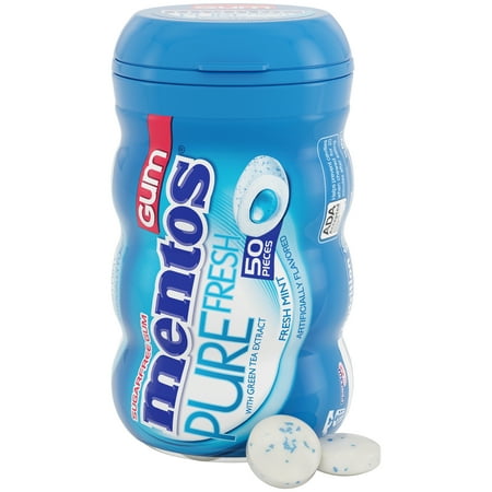 FRESH MINT SUGARFREE GUM WITH GREEN TEA EXTRACT, FRESH MINT