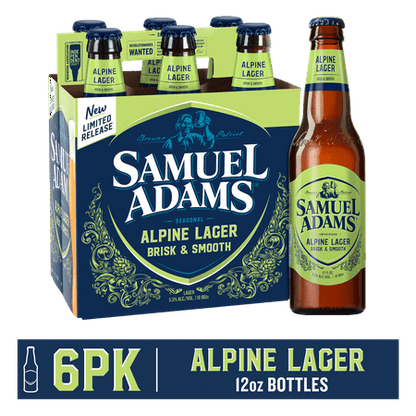 Samuel Adams Alpine Lager, 6 pack, 12 fl oz bottles