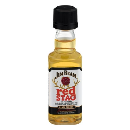 Jim Beam Red Stag Black Cherry Bourbon Whiskey, 50 mL