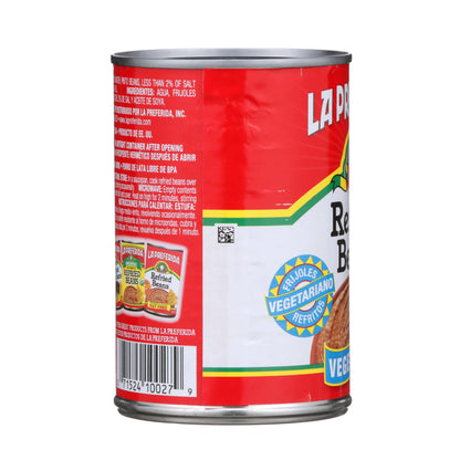 La Preferida Refried Beans Vegetarian, Low Fat, 16 oz