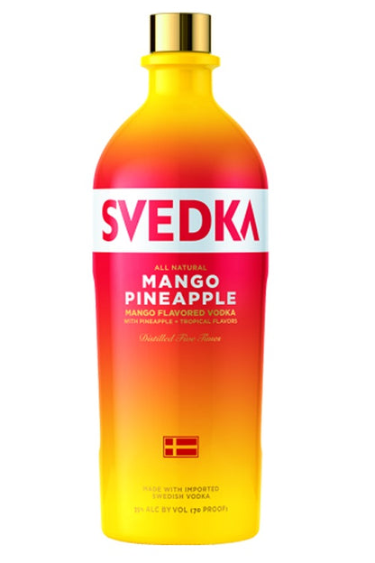 SVEDKA Mango Pineapple Flavored Vodka, 1.75 L Bottle, 70 Proof