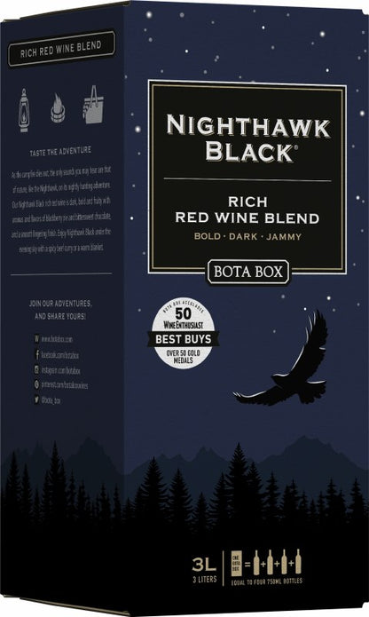 Nighthawk Black Red Wine Blend by Bota Box, 3L