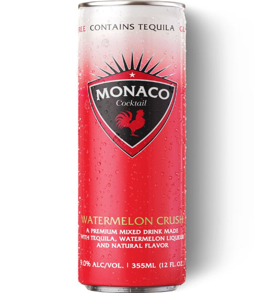 Monaco Watermelon 12 Oz Single Can
