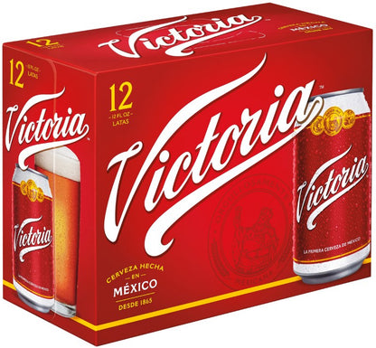 Victoria Mexican Lager Beer Cans 4.0% ABV - 12-12 Fl. Oz.