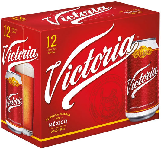 Victoria Mexican Lager Beer Cans 4.0% ABV - 12-12 Fl. Oz.