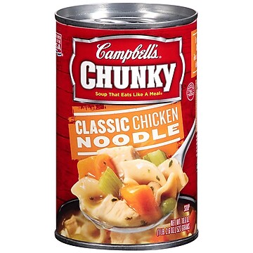 Campbell's Chunky Classic Chicken Noodle Soup - 18.6oz