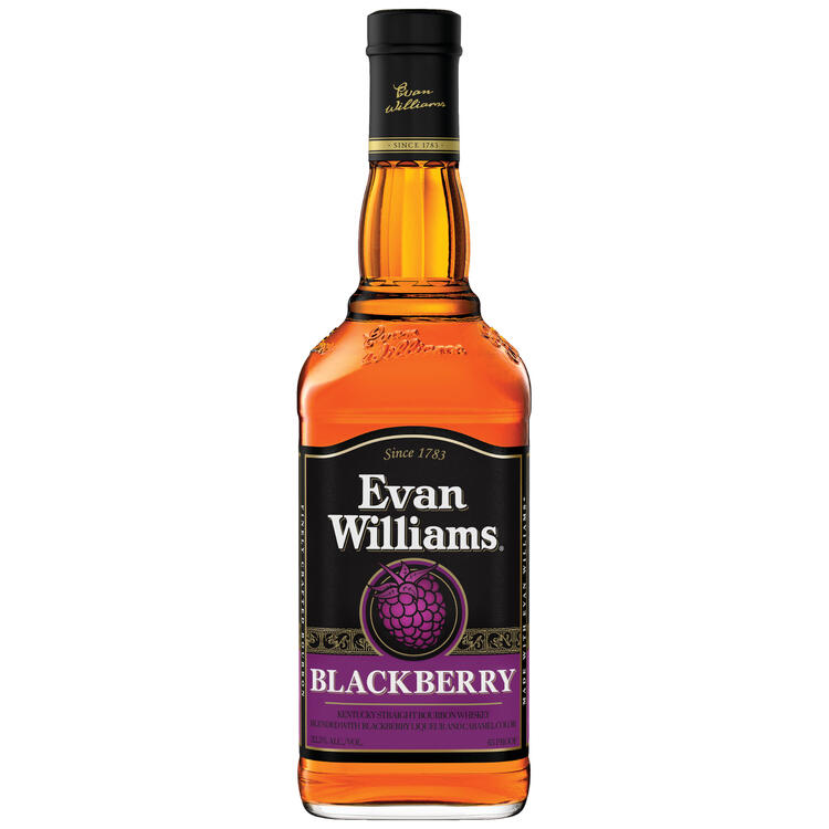 Evan Williams Blackberry Whiskey Liqueur 750 mL