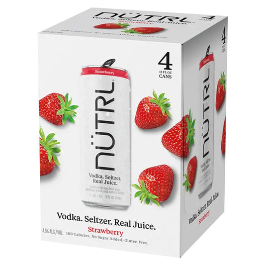 Nutrl Strawberry 4 Pk Can