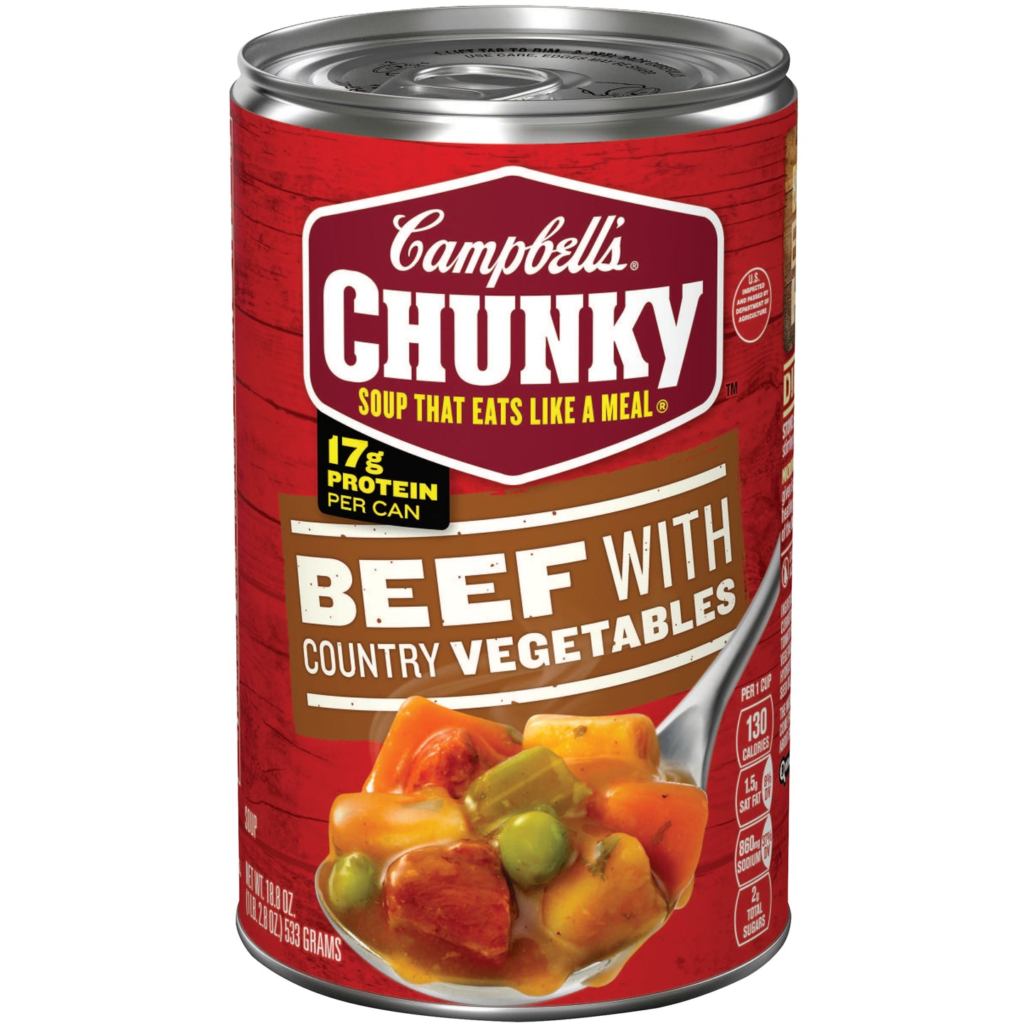 Campbell's Chunky Beef with Country Vegetables Soup - 18.8oz