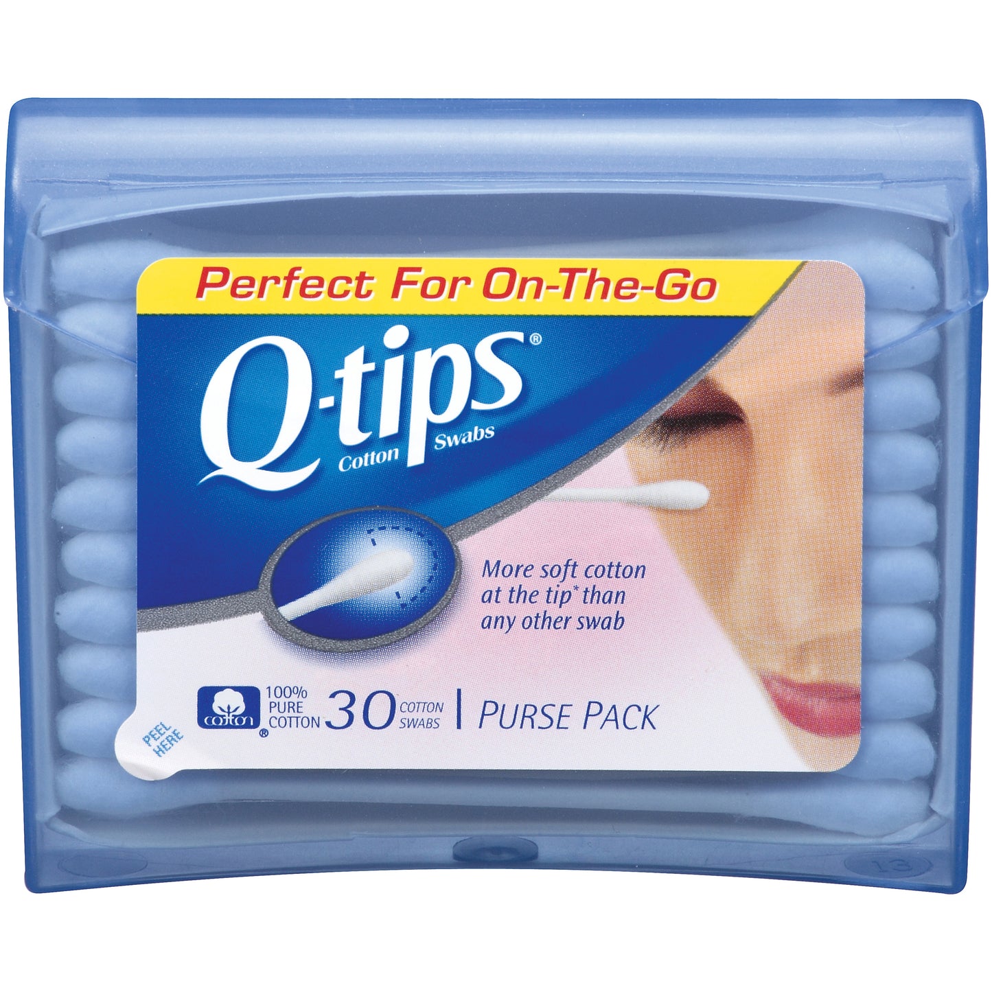 Q-tips Travel Size Cotton Swabs  Original  For Home  First Aid and Beauty  100% Cotton  30 Count
