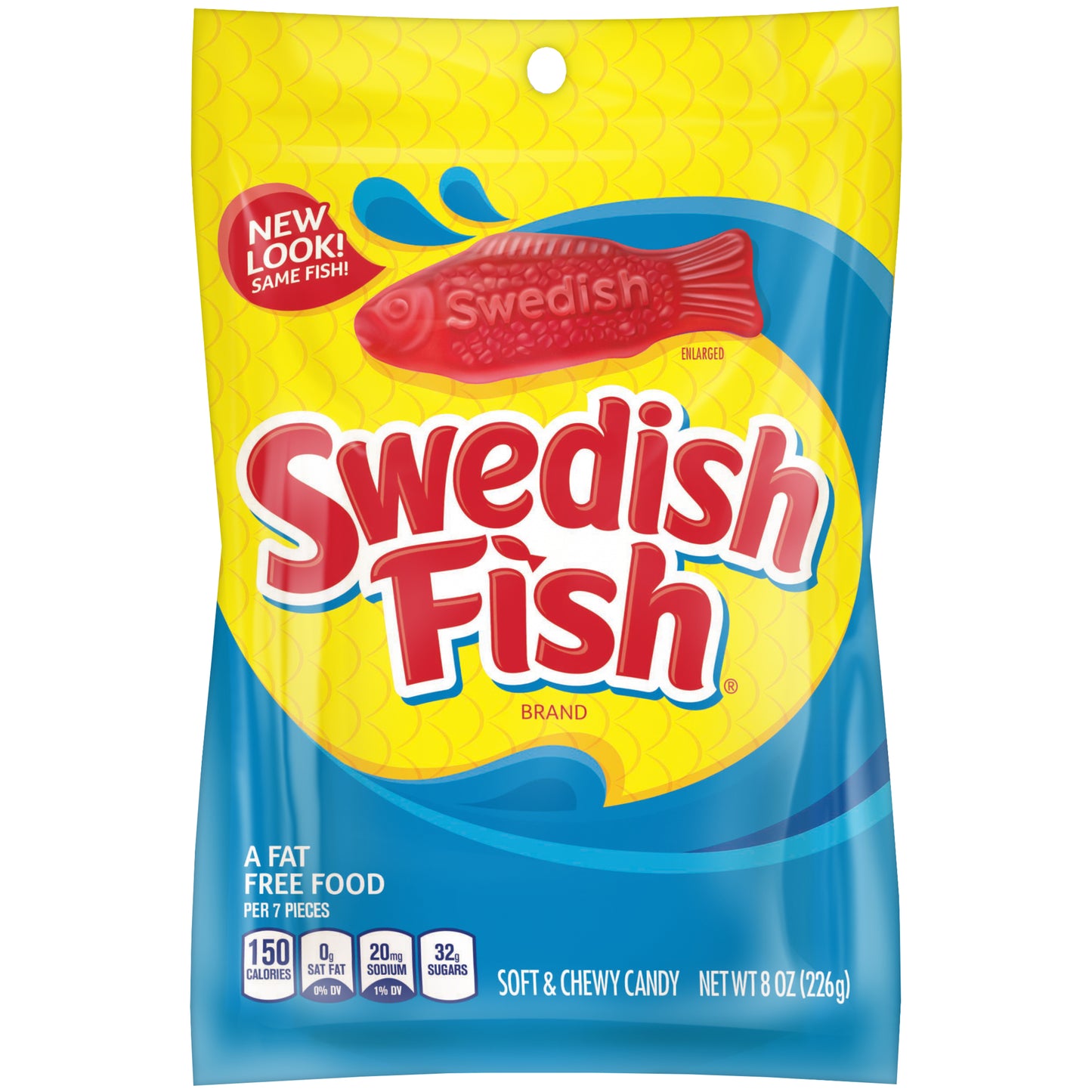 SWEDISH FISH SOFT CANDY BERRY FAT FREE8X8 OZ