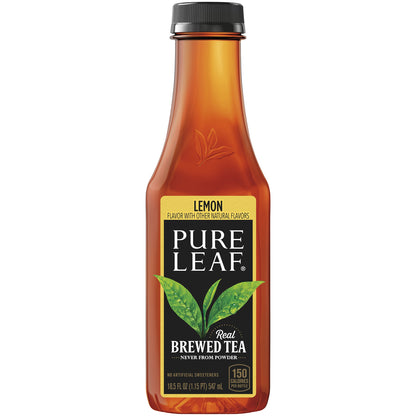 Pure Leaf Tea with Lemon 18.5 Fluid Ounce Plastic Bottle