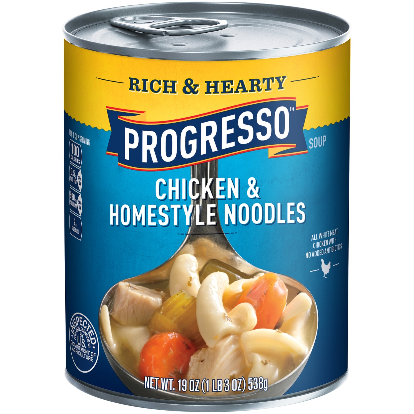 Progresso Rich & Hearty Chicken & Homestyle Noodles Soup