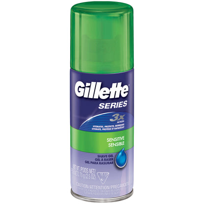 Gillette Series Soothing Shave Gel for men with Aloe Vera  2.5oz