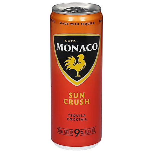 Monaco Tequila Sun Crust 12 Oz Single Can