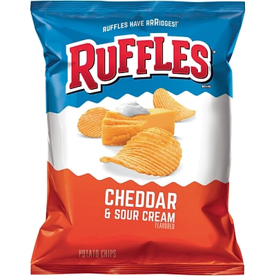Ruffles® Cheddar & Sour Cream Potato Chips 1.5 oz. Bag