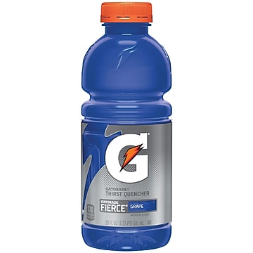 Gatorade Thirst Quencher Fierce Grape 20 Fluid Ounce Plastic Bottle