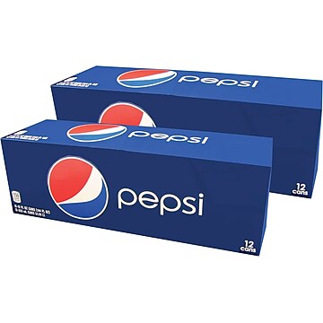 Pepsi Cola Soda Pop  12 fl oz  12 Pack Cans