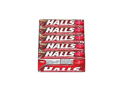 HALLS  Cherry Flavor Cough Drops  9 Drops