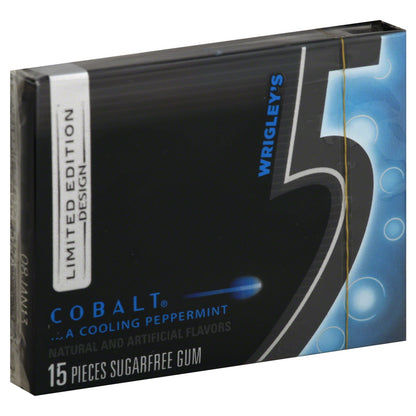 PEPPERMINT COBALT SUGARFREE GUM, PEPPERMINT COBALT