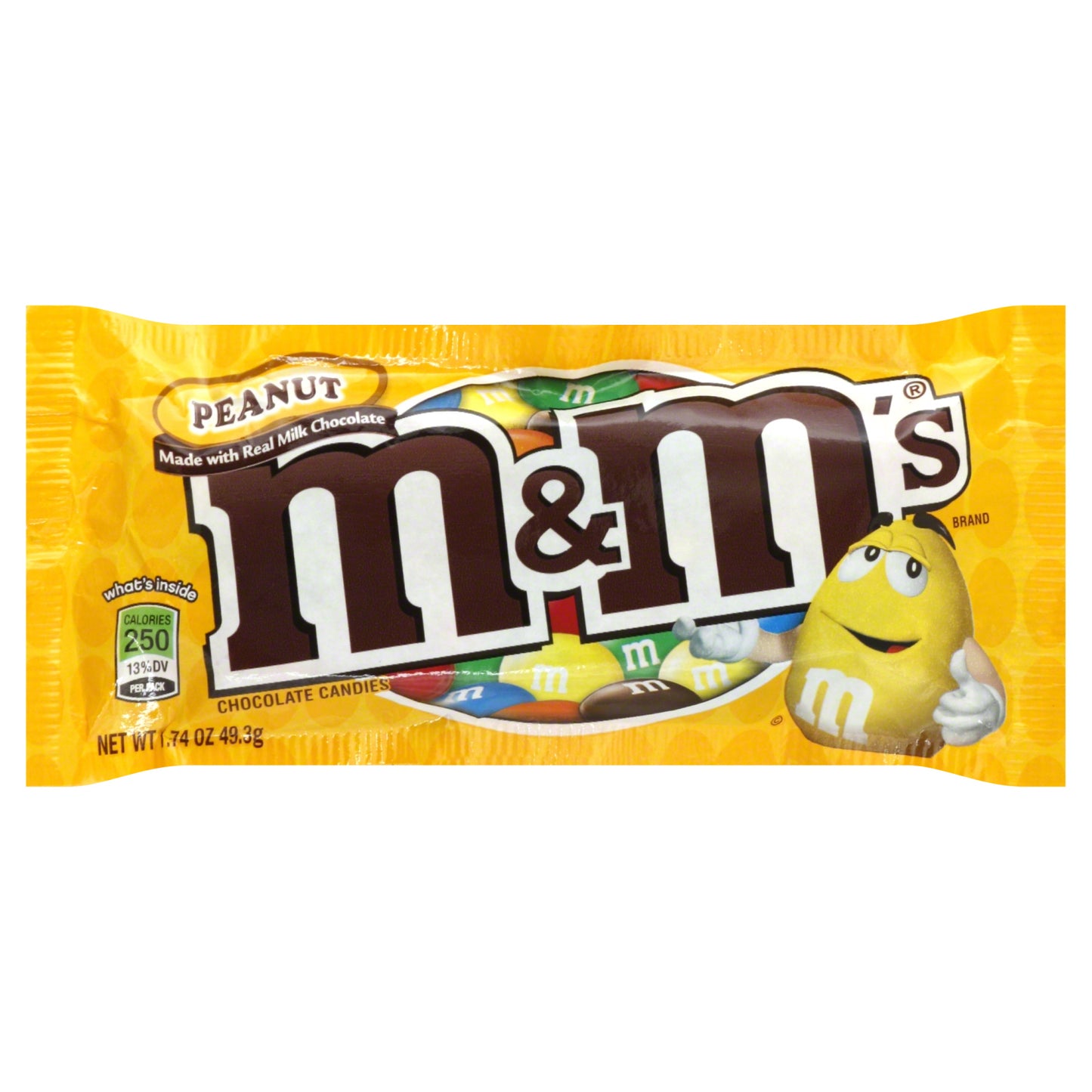 M&M'S, CHOCOLATE CANDIES, PEANUT, PEANUT