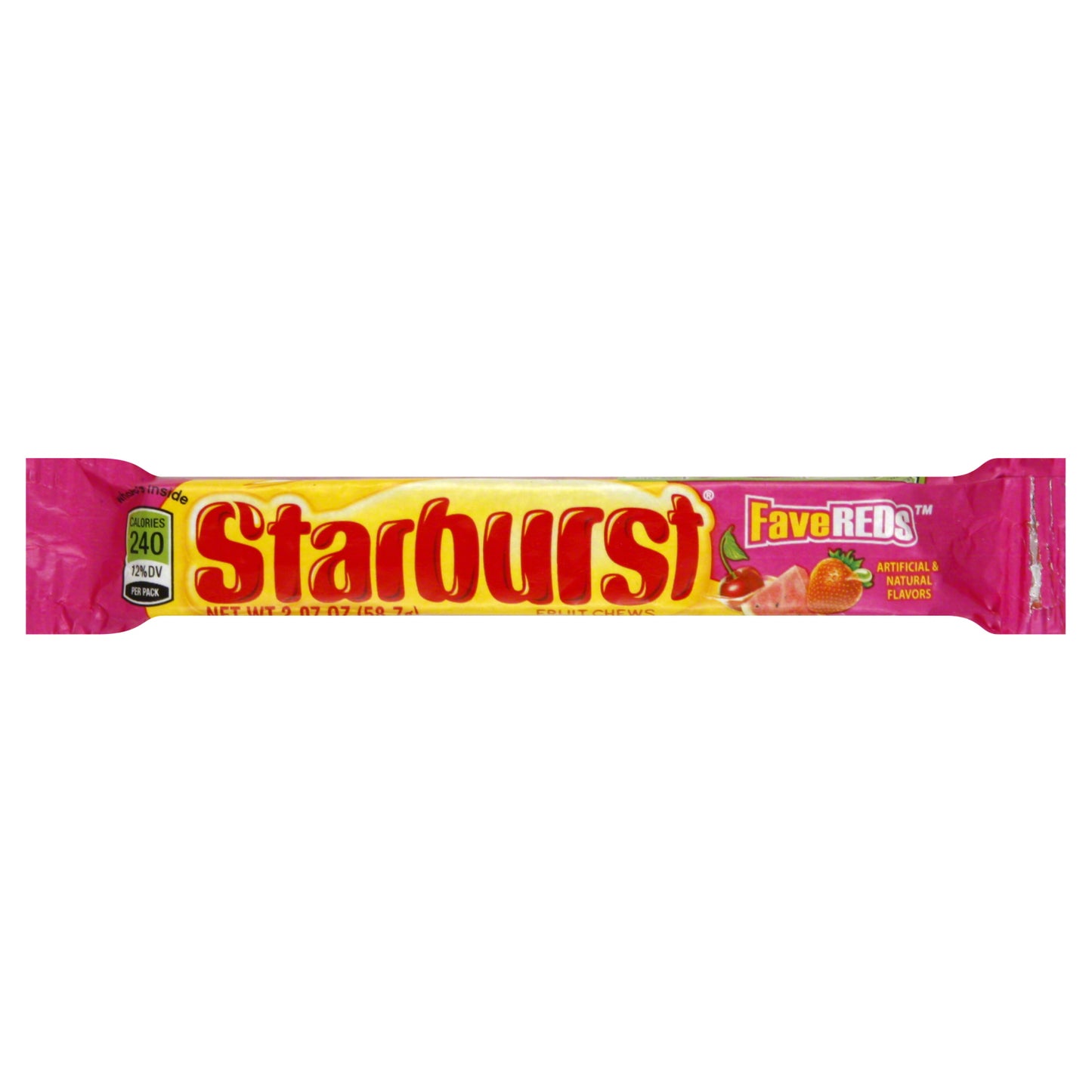 STARBURST FaveREDs Fruit Chews Candy Single Pack, 2.07 ounce (B01DF0LAYQ)