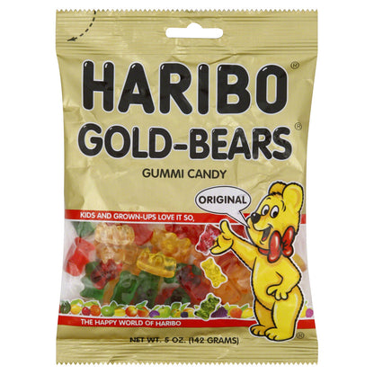 HARIBO, GOLD-BEARS, GUMMI CANDY, ORIGINAL