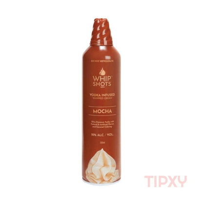 Whip Shots - Mocha Vodka Infused Whipped Cream, 200 mL